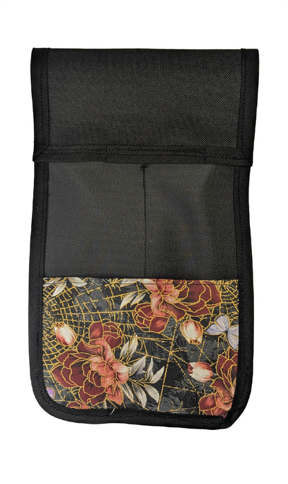 Art Nouveau Butterflies and Roses Massage Therapist Double Lotion and Utility Holster