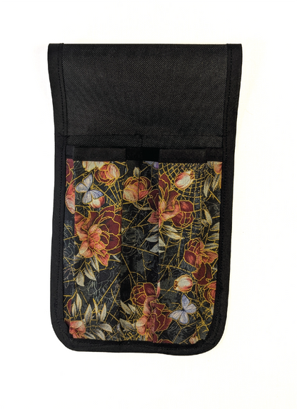 Art Nouveau Butterflies and Roses Massage Therapist Double Lotion and Utility Holster