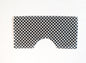 Black & White Checkerboard Eye Pillow Cover