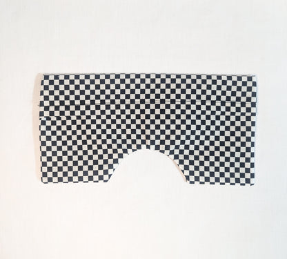Black & White Checkerboard Eye Pillow Cover