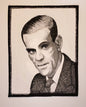 Boris Karloff Thread Painting