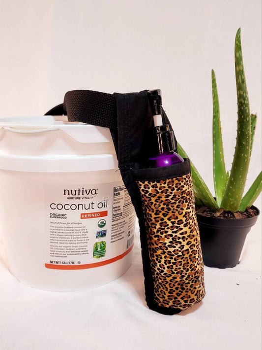 Cheetah Massage Therapist Lotion Holster, Hands-Free Holster