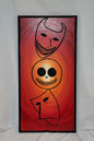 Lock, Shock, and Barrel painting in acrylic