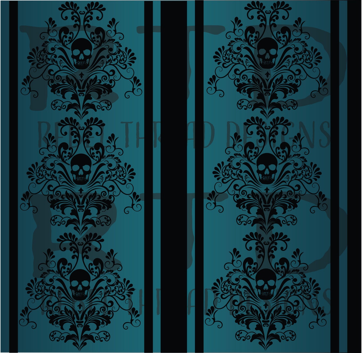Demask Background in Teal