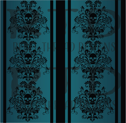 Demask Background in Teal