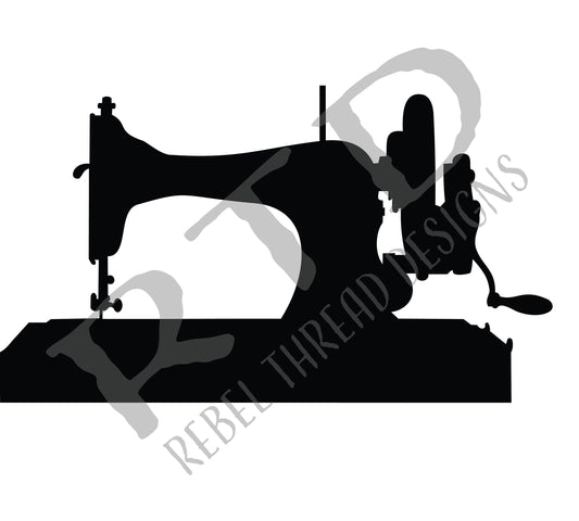 Antique Sewing Machine Clipart