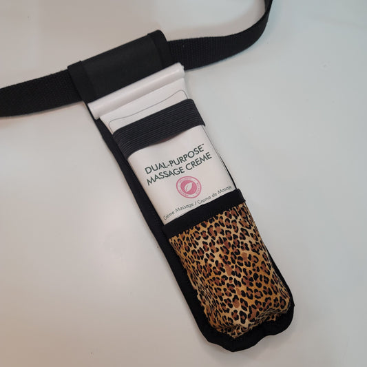 Cheetah Single Cream Massage Holster and Utility Holster