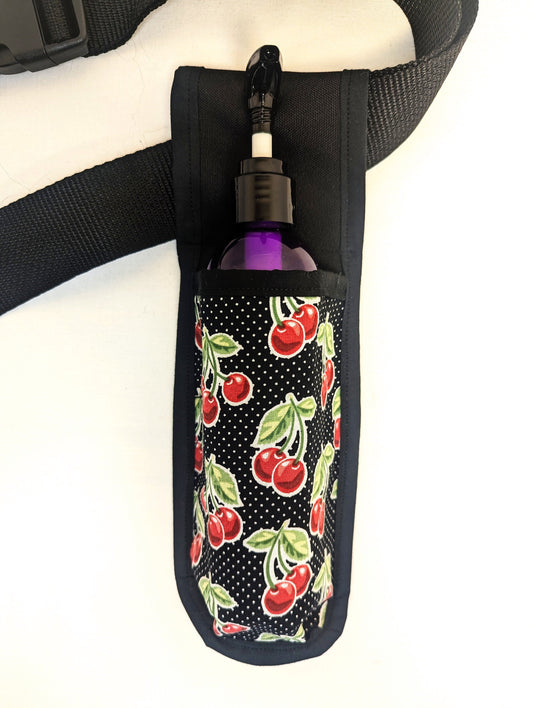 Cherries Massage Therapist Single Lotion and Utility Holster