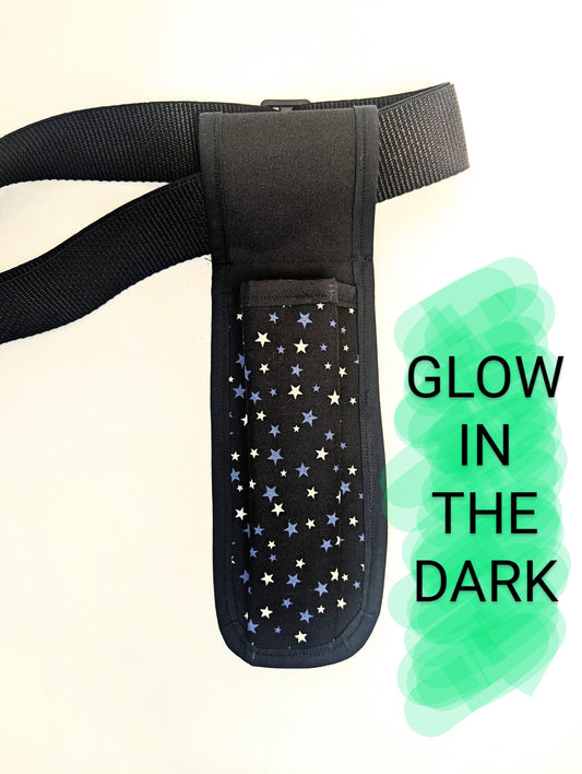 Glow-In-The-Dark Stars Massage Therapist Single Lotion and Utility Holster