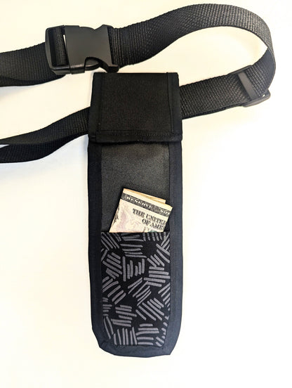 Black and Grey Massage Therapist Single Lotion and Utility Holster