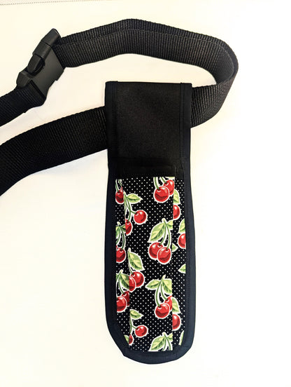 Cherries Massage Therapist Single Lotion and Utility Holster