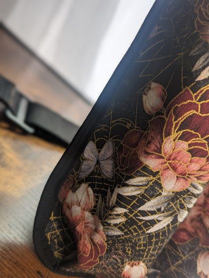 Art Nouveau Butterflies and Roses Massage Therapist Double Lotion and Utility Holster