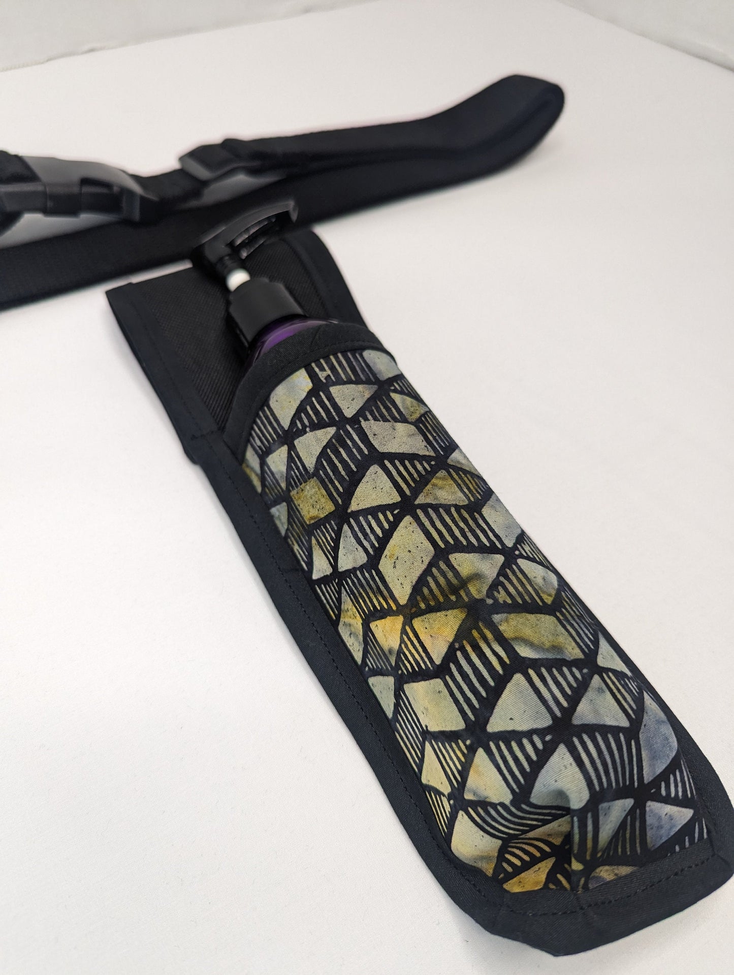 Geometric Massage Therapist Single Lotion and Utility Holster