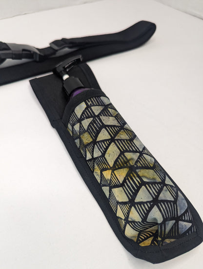 Geometric Massage Therapist Single Lotion and Utility Holster
