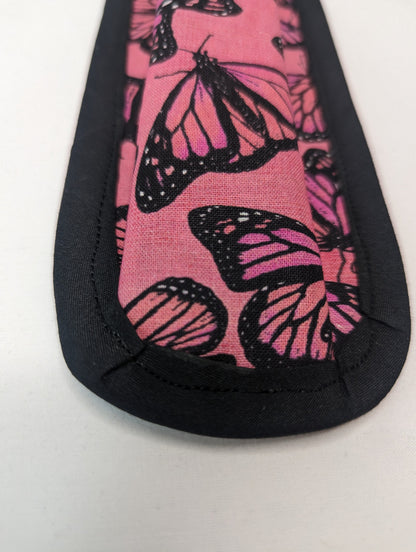 Pink Butterflies Massage Therapist Single Lotion and Utility Holster
