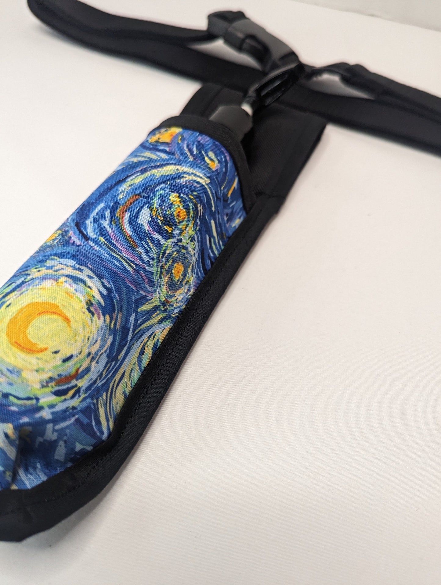 Abstract Starry Night Massage Therapist Single Lotion and Utility Holster