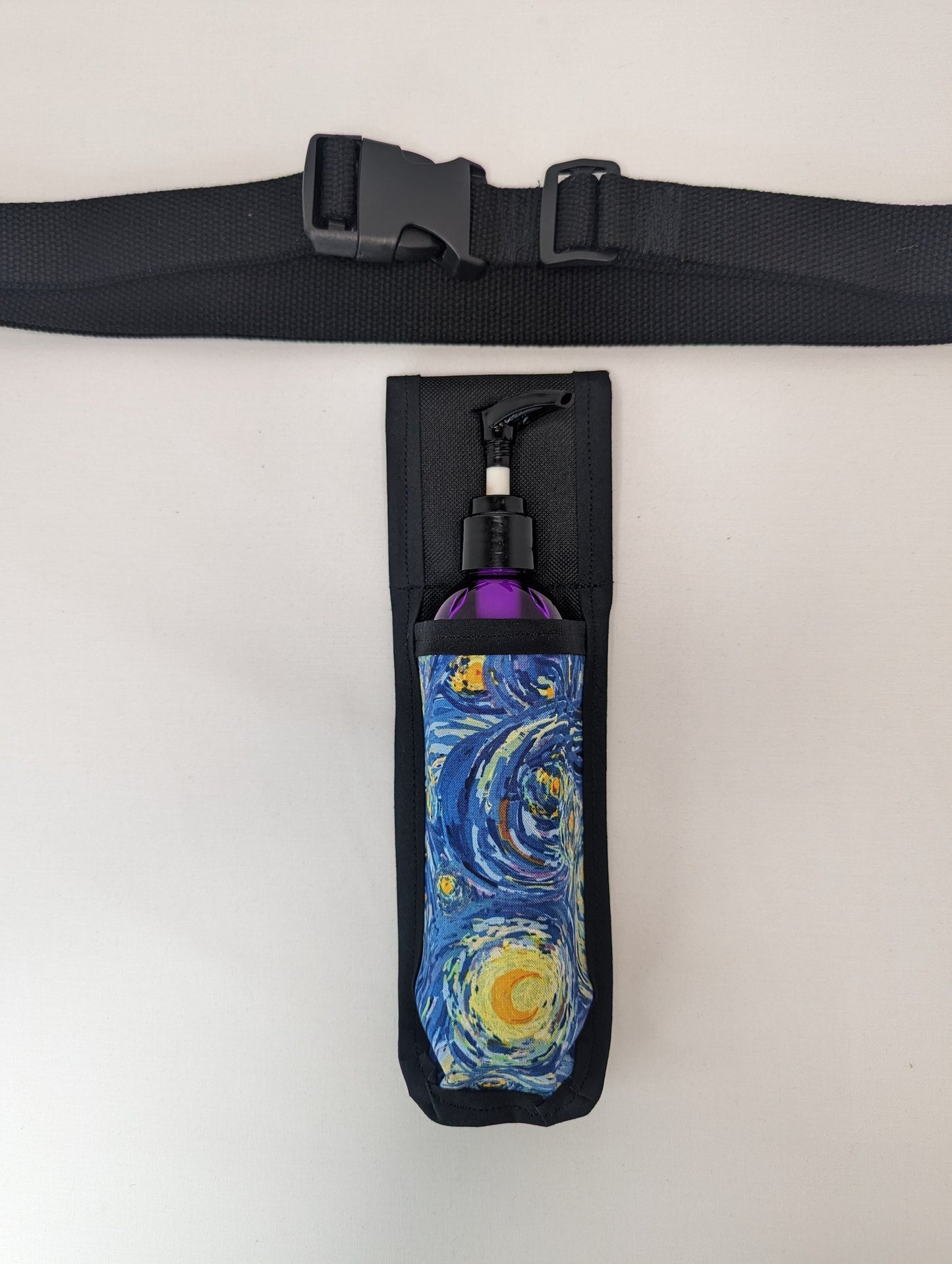 Abstract Starry Night Massage Therapist Single Lotion and Utility Holster