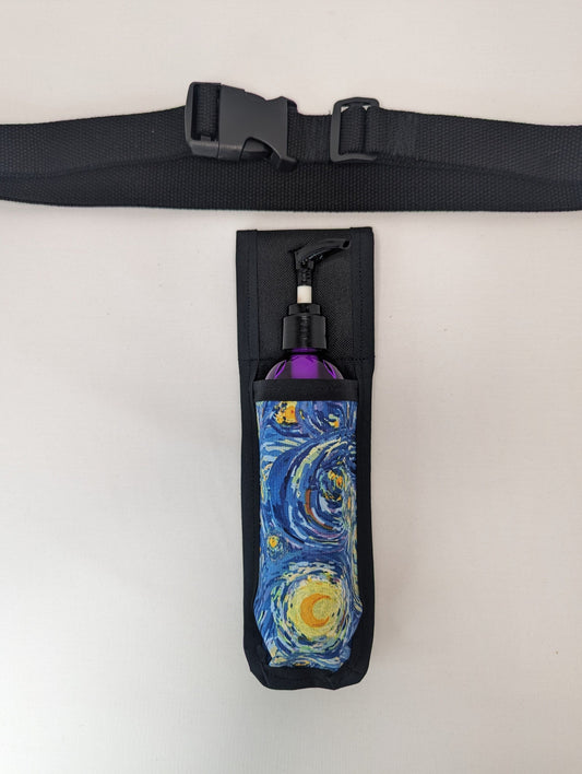 Abstract Starry Night Massage Therapist Single Lotion and Utility Holster