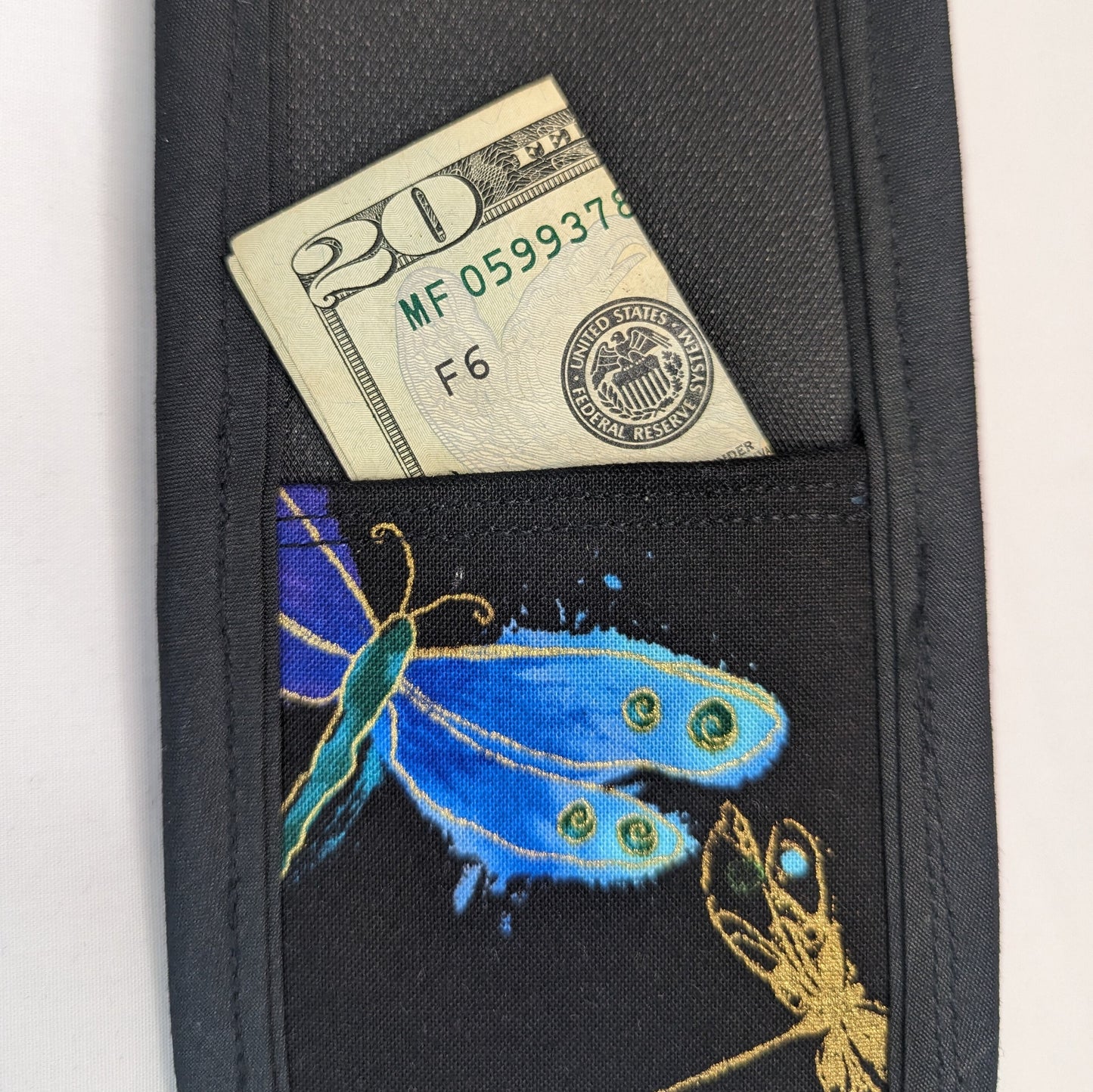 Dragonflies Massage Therapist Single Lotion and Utility Holster