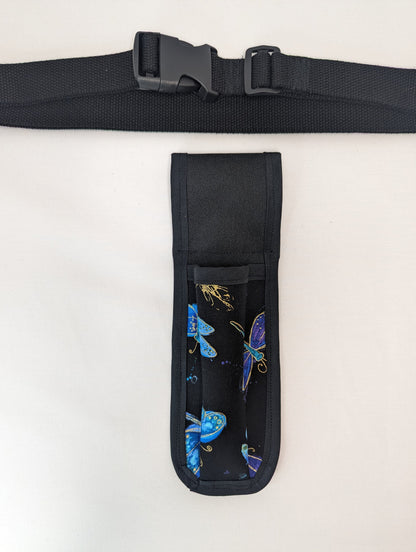 Dragonflies Massage Therapist Single Lotion and Utility Holster