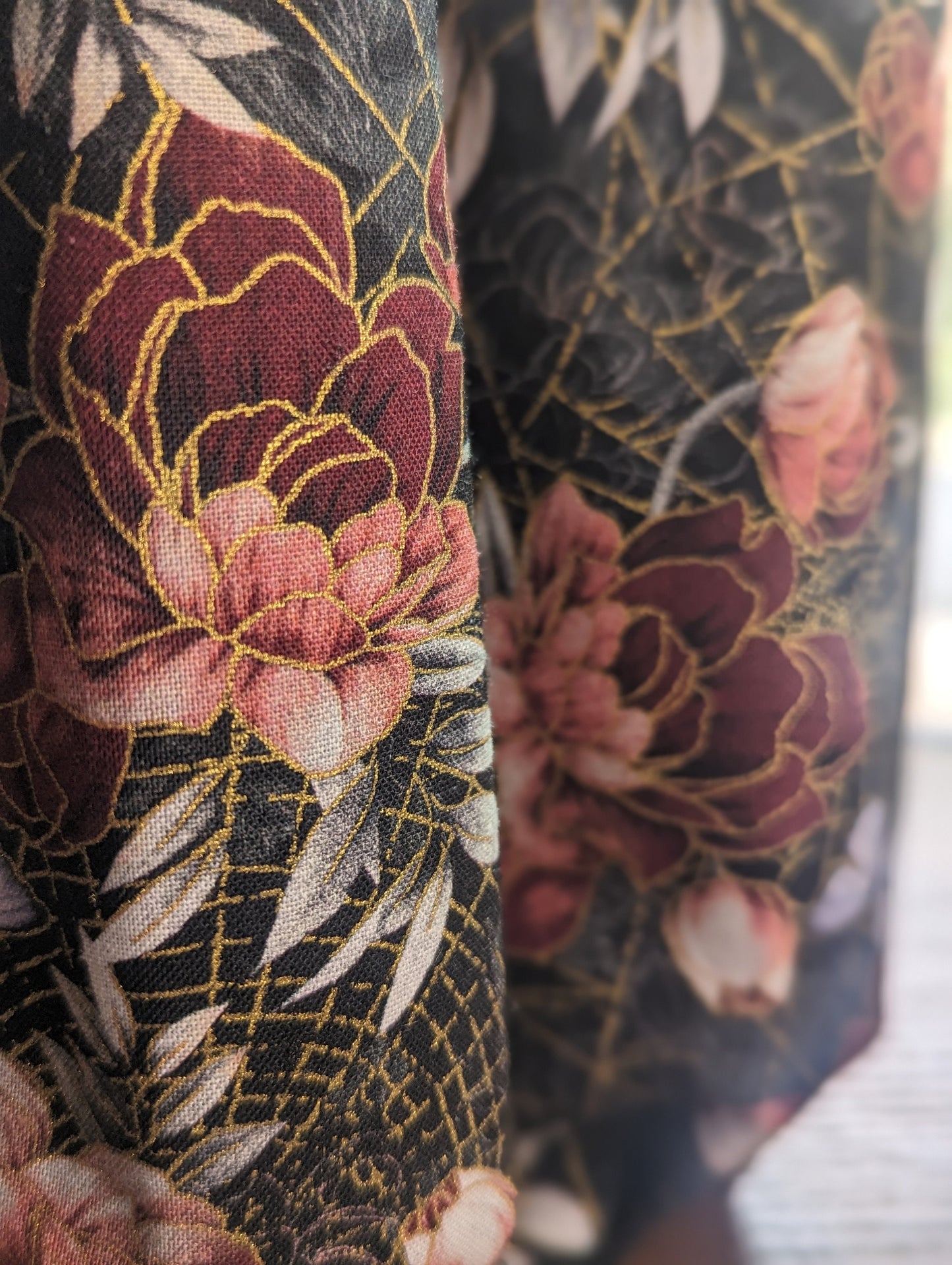 Art Nouveau Butterflies and Roses Massage Therapist Double Lotion and Utility Holster