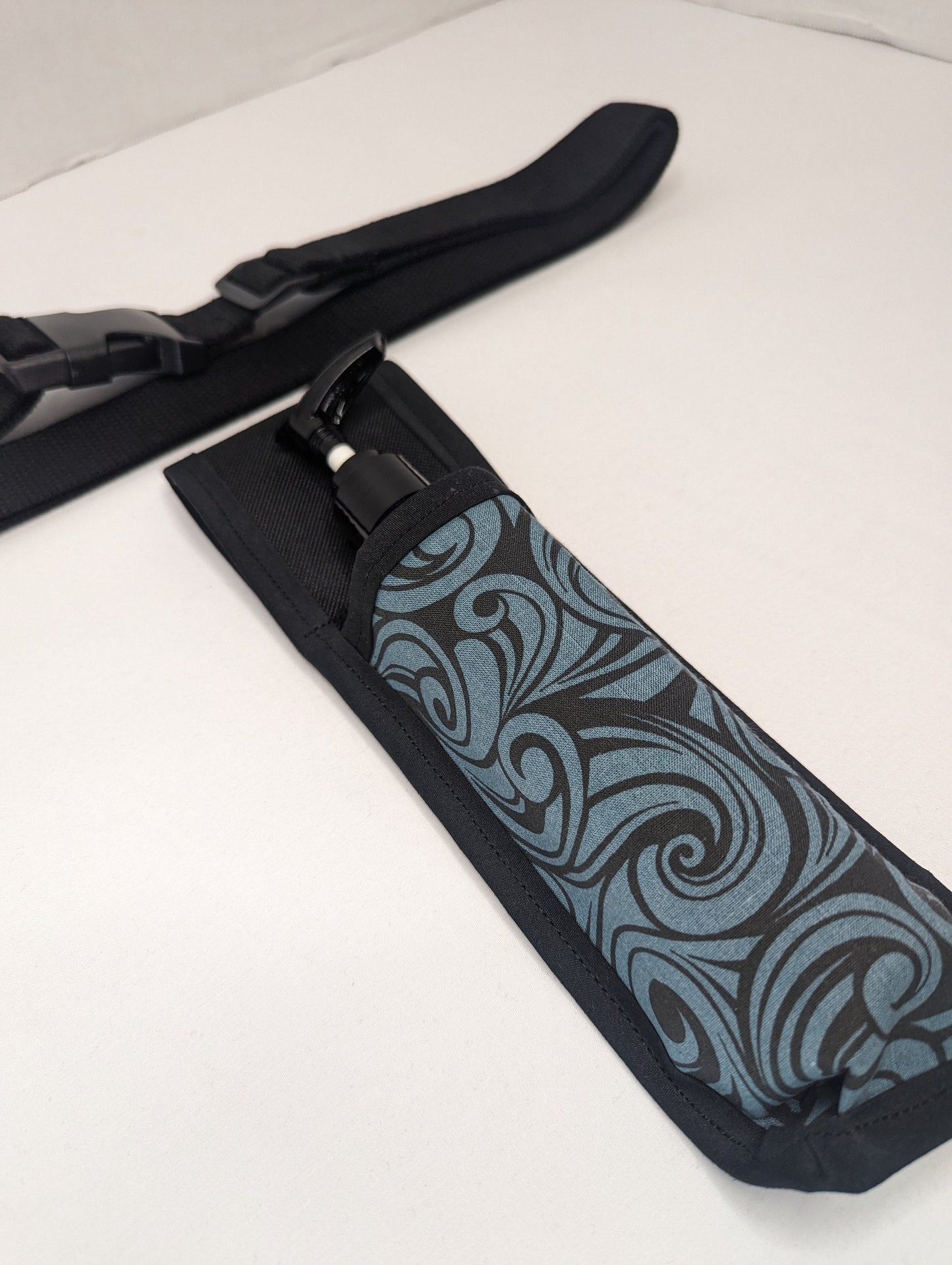 Slate Swirls Massage Therapist Single Lotion and Utility Holster
