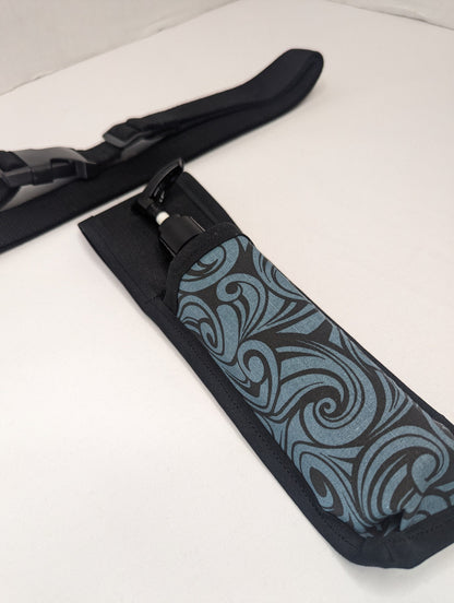 Slate Swirls Massage Therapist Single Lotion and Utility Holster
