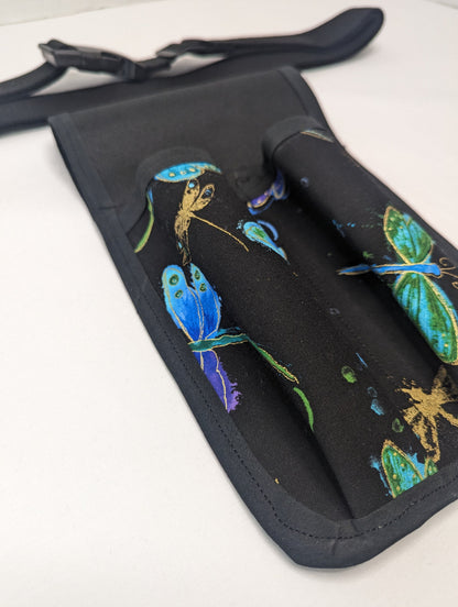 Dragonflies Massage Therapist Double Lotion and Utility Holster