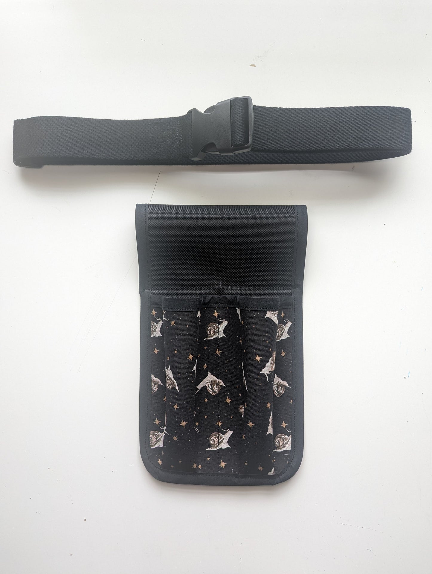 Goblincore Snail & Stars Massage Therapist Double Lotion and Utility Holster