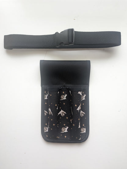 Goblincore Snail & Stars Massage Therapist Double Lotion and Utility Holster