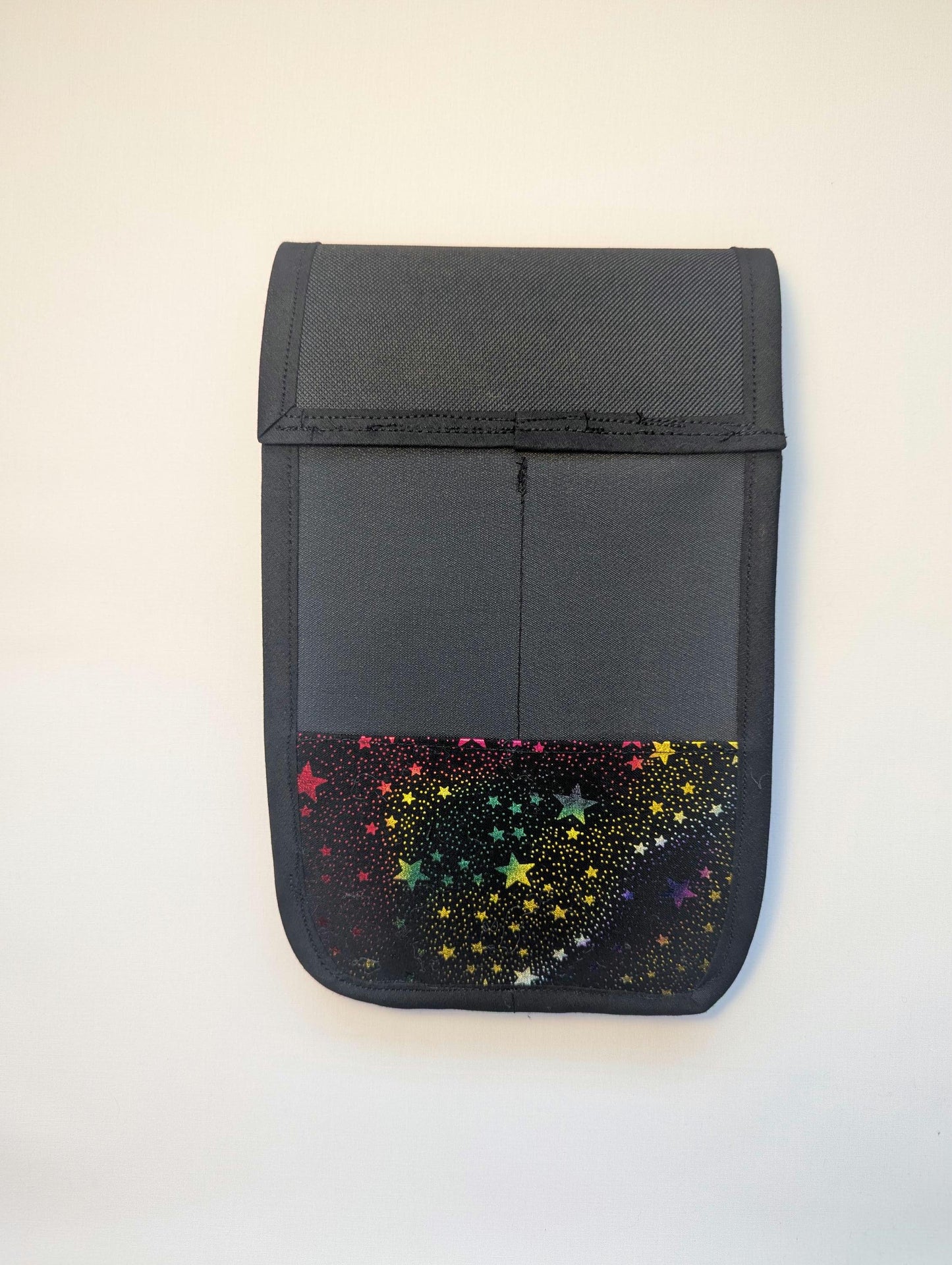Metallic Rainbow Stars Massage Therapist Double Lotion and Utility Holster